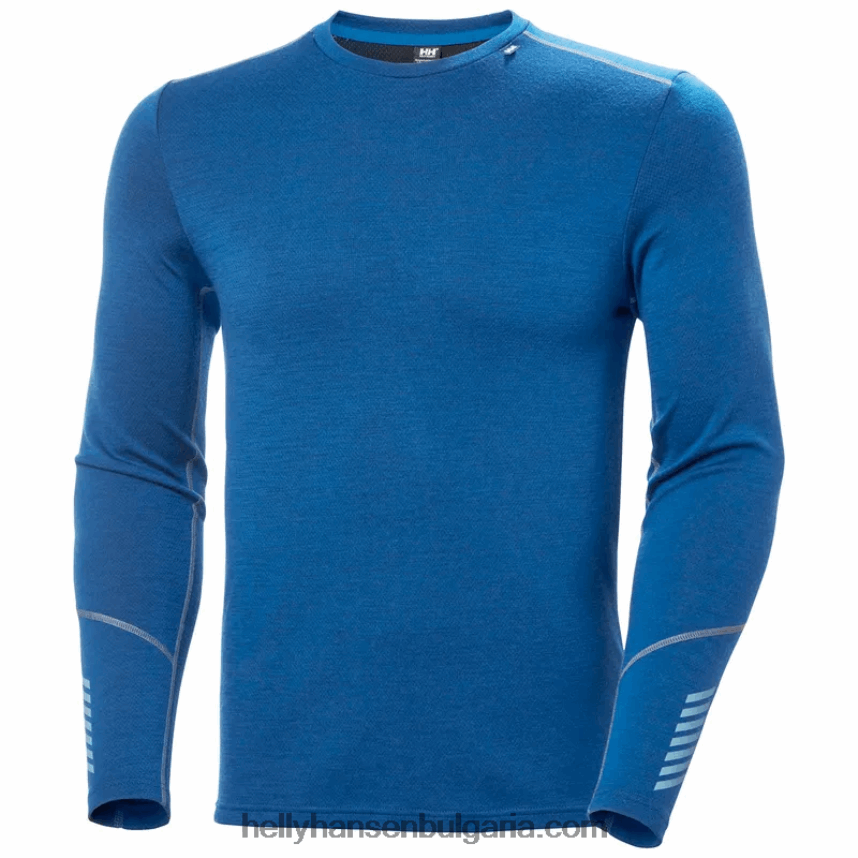мъже Мъжки базов слой lifa merino midweight crew 80V22D1073 морошка Helly-Hansen