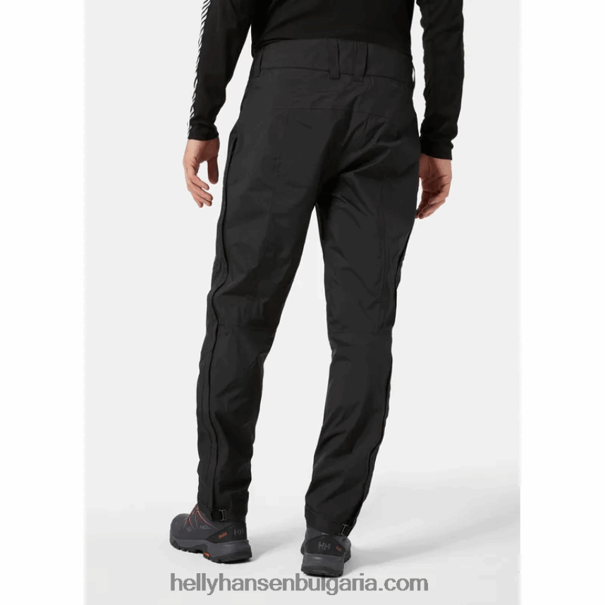 мъже мъжки 3-пластови панталони verglas 80V22D614 черен Helly-Hansen