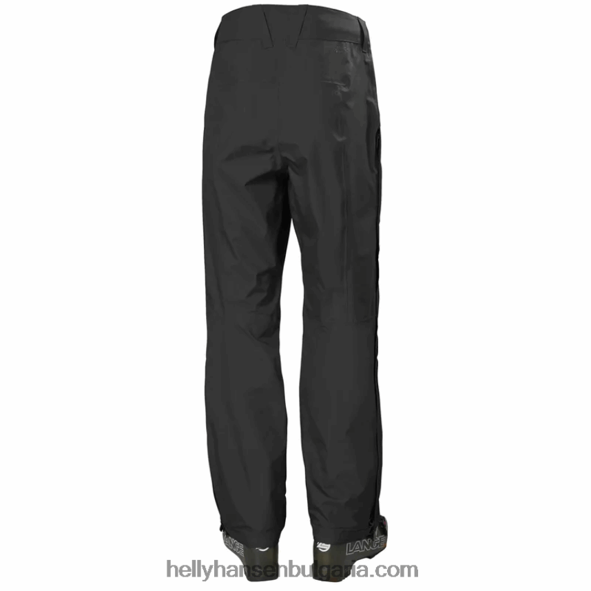 мъже мъжки 3-пластови панталони verglas 80V22D614 черен Helly-Hansen