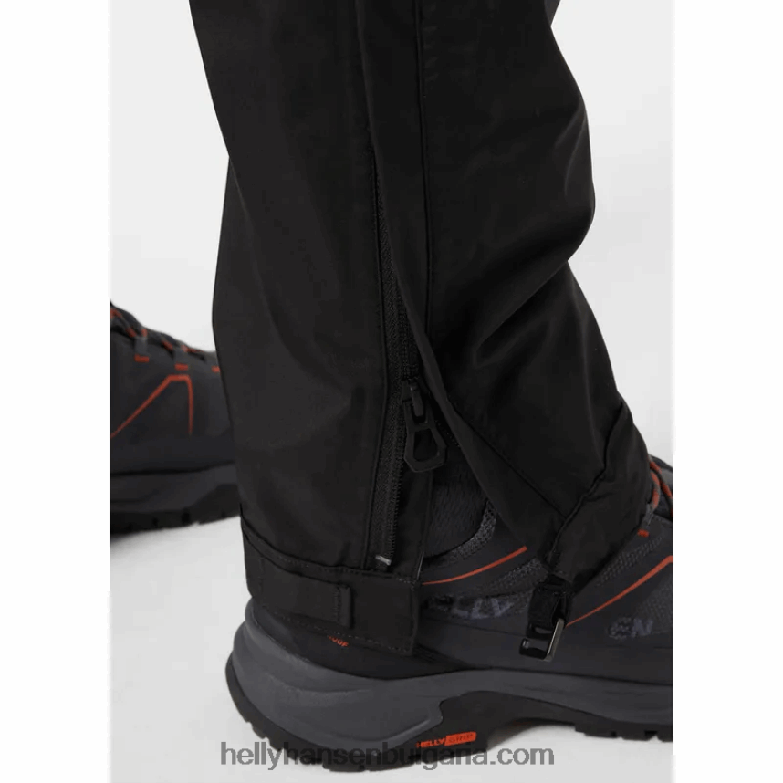 мъже мъжки 3-пластови панталони verglas 80V22D614 черен Helly-Hansen