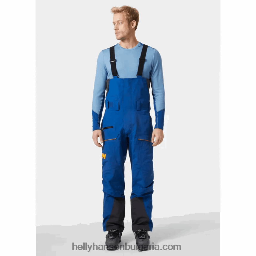 мъже мъжки панталон с лигавник за ски Sogn 80V22D598 военноморски флот Helly-Hansen