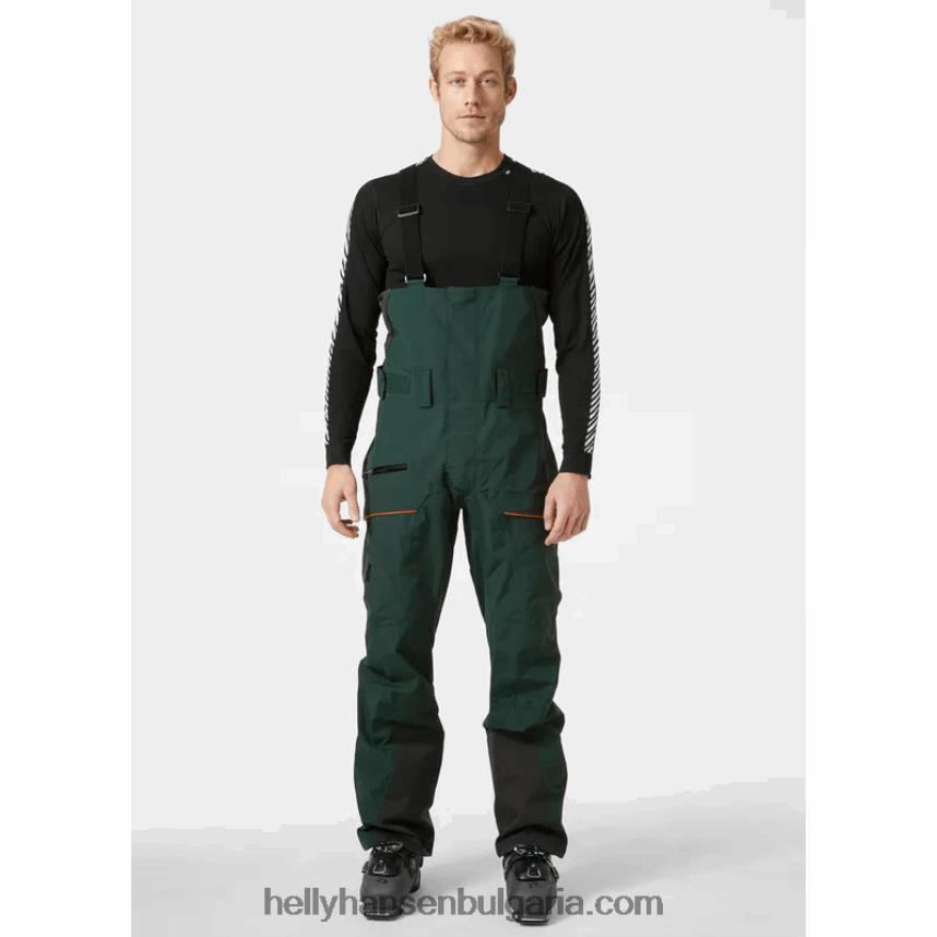 мъже мъжки панталон с лигавник за ски Sogn 80V22D599 дълбок фиорд Helly-Hansen