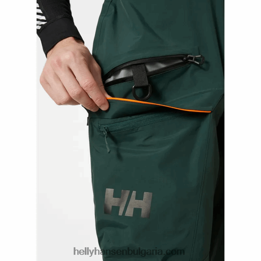 мъже мъжки панталон с лигавник за ски Sogn 80V22D599 дълбок фиорд Helly-Hansen
