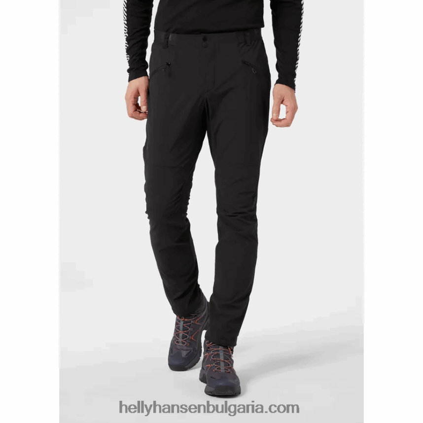 мъже мъжки леки софтшел панталони rask 80V22D622 железен оксид Helly-Hansen