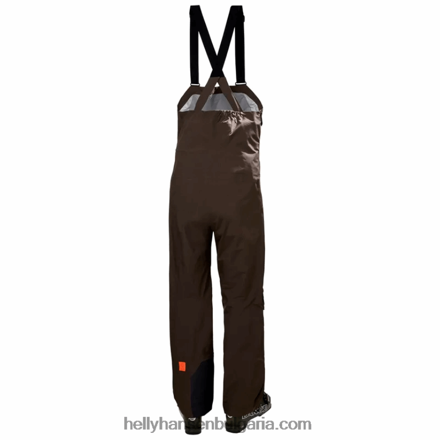 мъже мъжки ски панталони ridge infinity bib shell 80V22D601 черен Helly-Hansen