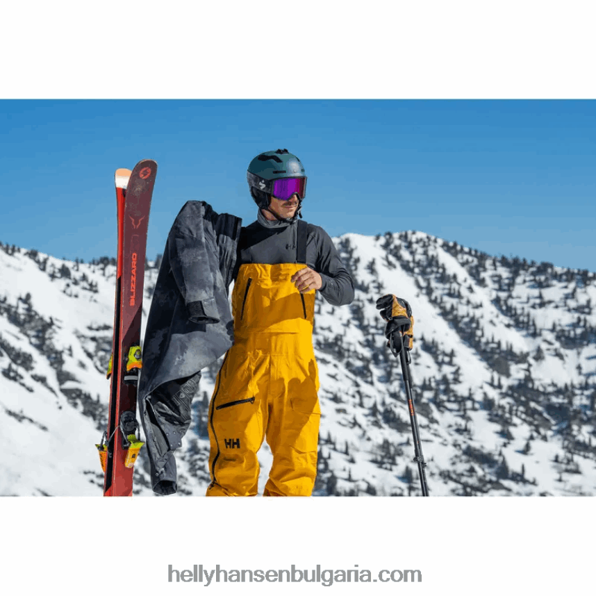 мъже мъжки ски панталони ridge infinity bib shell 80V22D602 троен espr Helly-Hansen