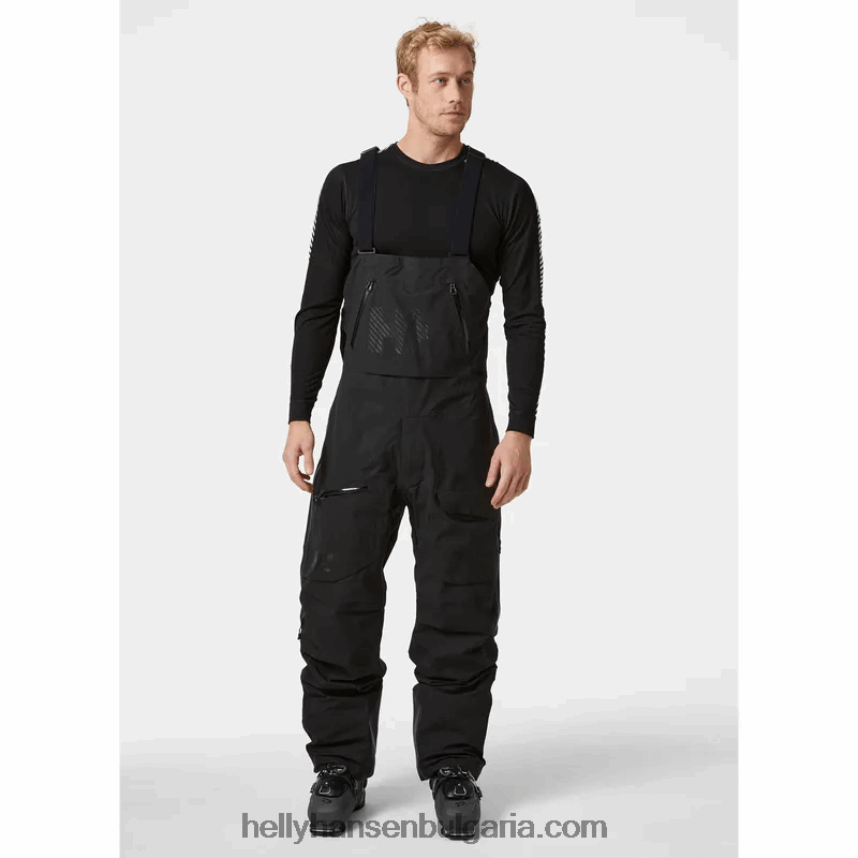 мъже мъжки ски панталони ridge infinity bib shell 80V22D603 морошка Helly-Hansen