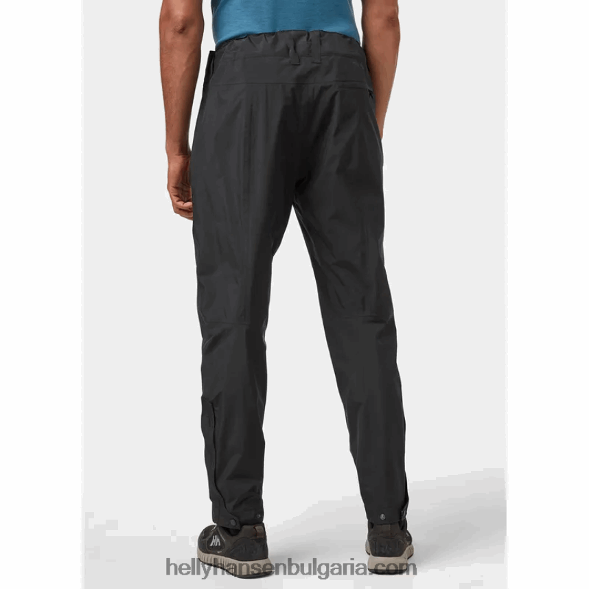 мъже мъжки панталон verglas 2l ripstop shell 80V22D623 черен Helly-Hansen