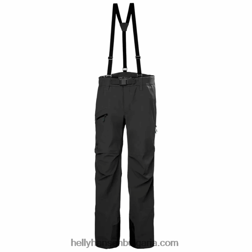 мъже мъжки панталони verglas backcountry ski shell 80V22D607 дълбок фиорд Helly-Hansen