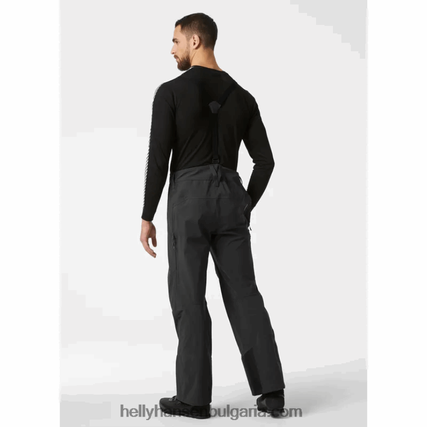мъже мъжки панталони verglas backcountry ski shell 80V22D607 дълбок фиорд Helly-Hansen