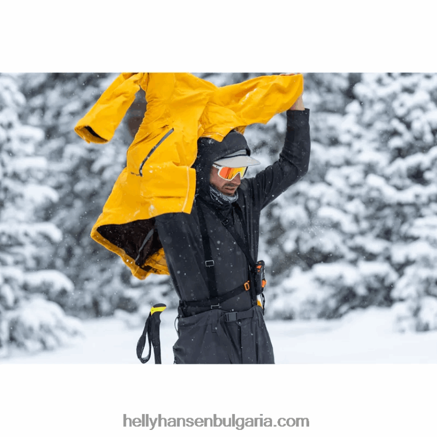 мъже мъжки панталони verglas backcountry ski shell 80V22D607 дълбок фиорд Helly-Hansen