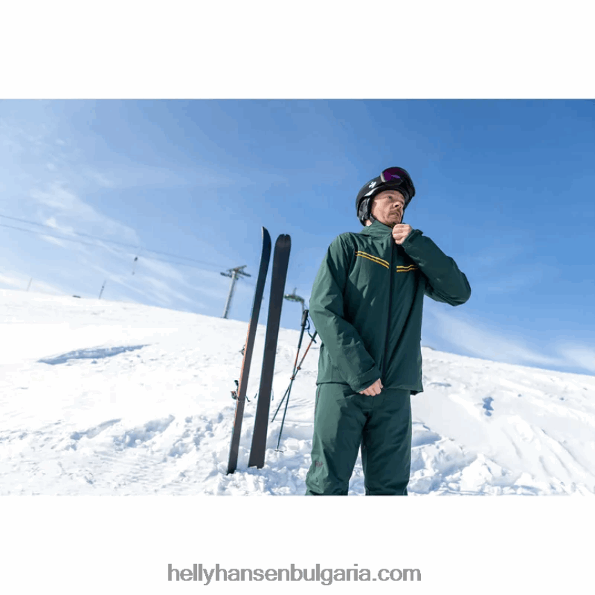 мъже мъжки легендарни изолирани ски панталони 80V22D729 дълбок фиорд Helly-Hansen