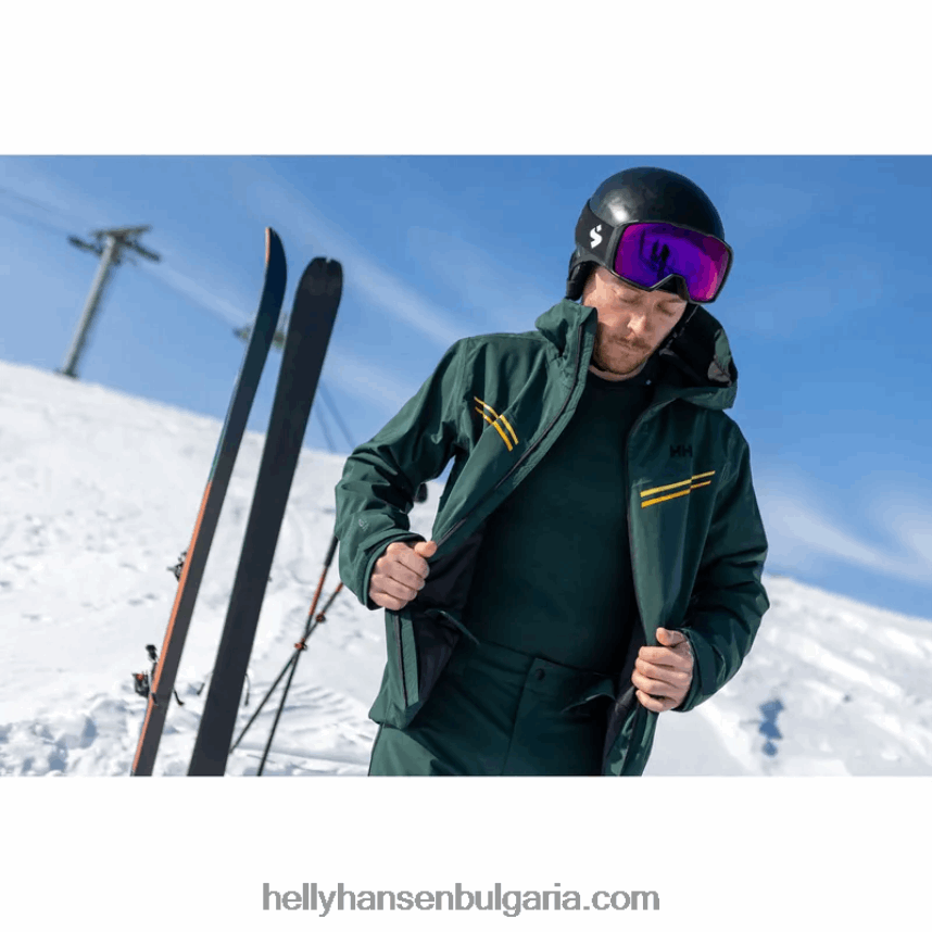 мъже мъжки легендарни изолирани ски панталони 80V22D729 дълбок фиорд Helly-Hansen