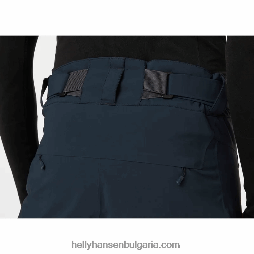 мъже мъжки изолирани ски панталони alpha lifaloft 80V22D737 черен Helly-Hansen