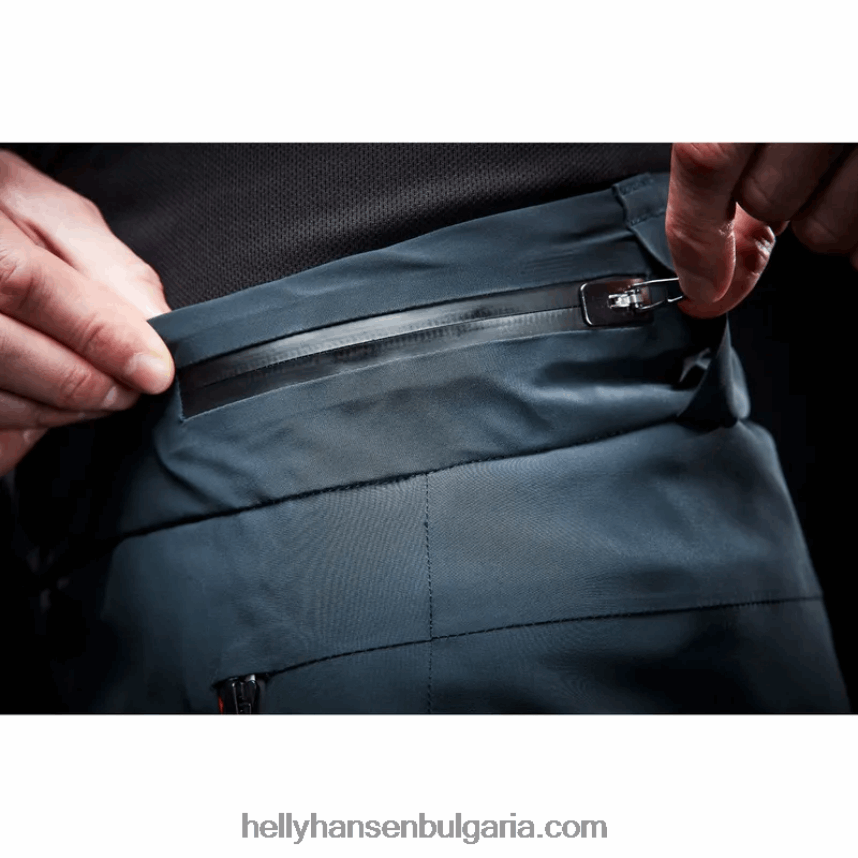 мъже мъжки изолирани ски панталони kitzbuhel 80V22D759 черен Helly-Hansen