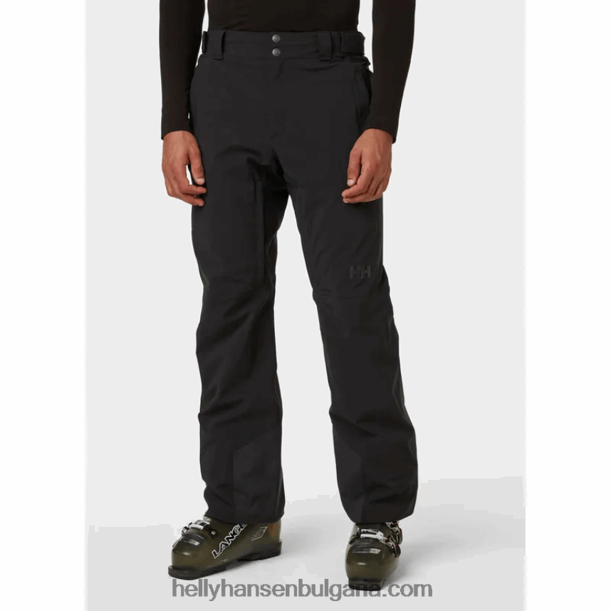 мъже мъжки изолирани ски панталони rapid 80V22D756 червен Helly-Hansen