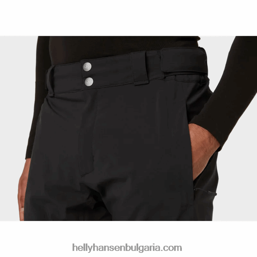 мъже мъжки изолирани ски панталони rapid 80V22D756 червен Helly-Hansen