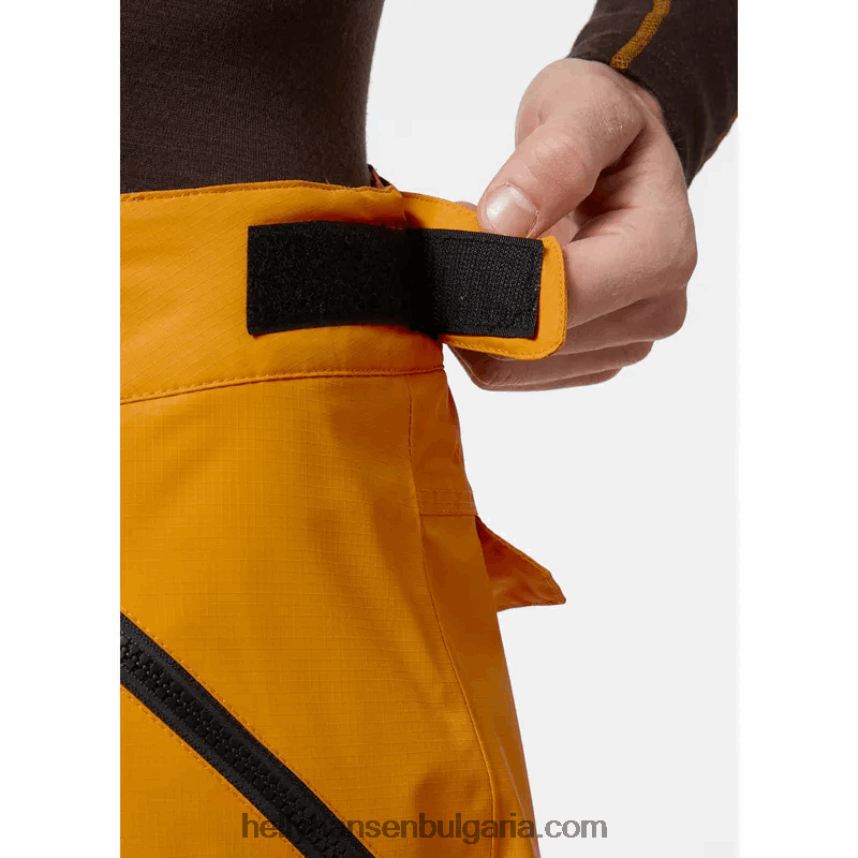 мъже мъжки карго ски панталони sogn 80V22D744 неоново оранжево Helly-Hansen