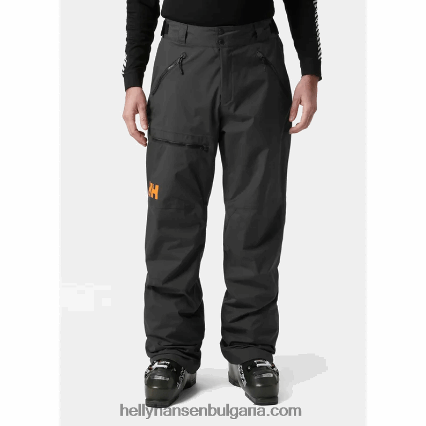 мъже мъжки карго ски панталони sogn 80V22D749 черен Helly-Hansen