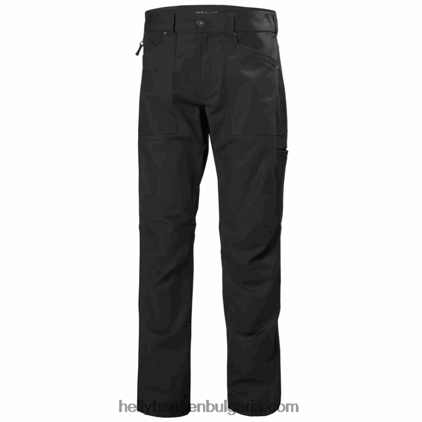 мъже основни мъжки платнени панталони 80V22D630 черен Helly-Hansen