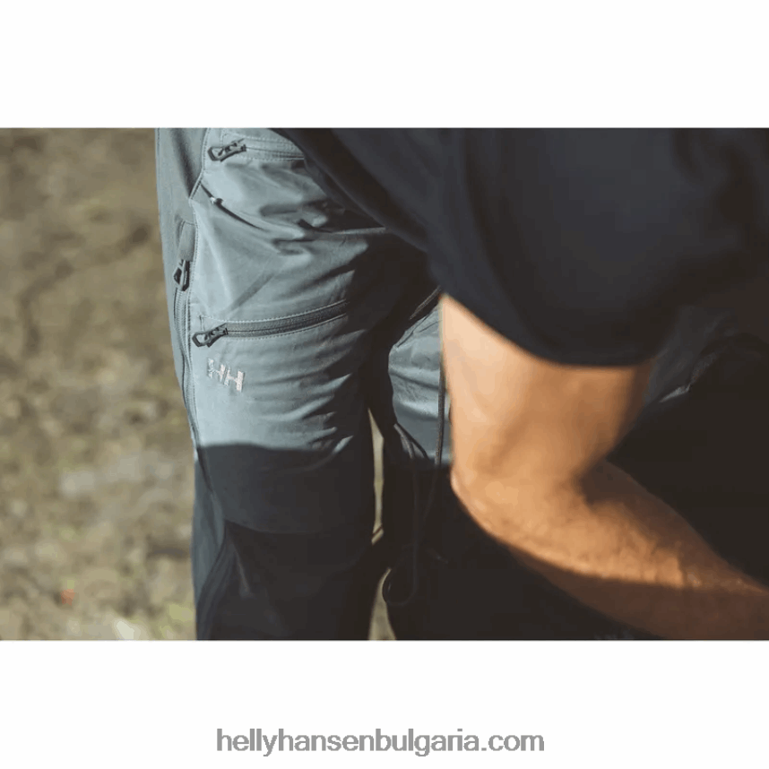 мъже мъжки панталон verglas tur 80V22D641 абанос Helly-Hansen