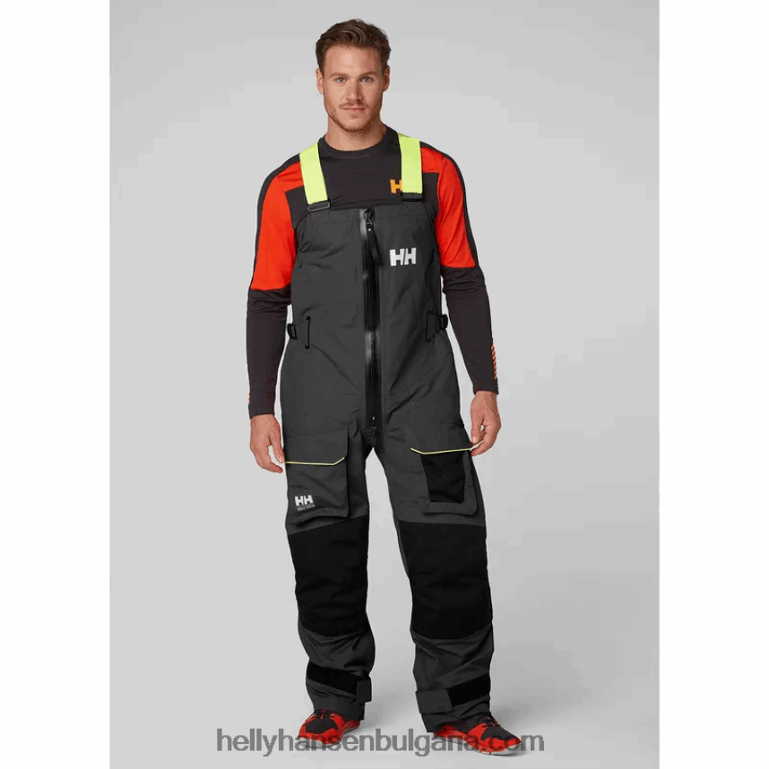 мъже мъжки панталон за океанско плаване aegir 80V22D556 тревожно червено Helly-Hansen