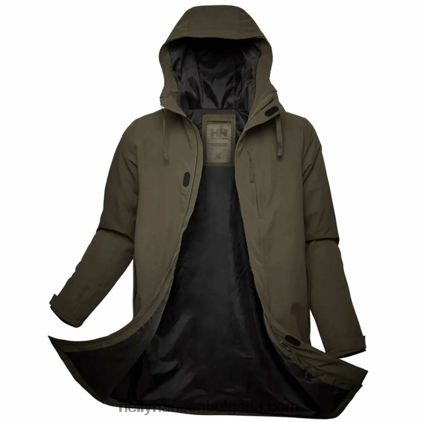 мъже мъжки изолиран дъждобран от моно материал 80V22D229 полезност гр Helly-Hansen