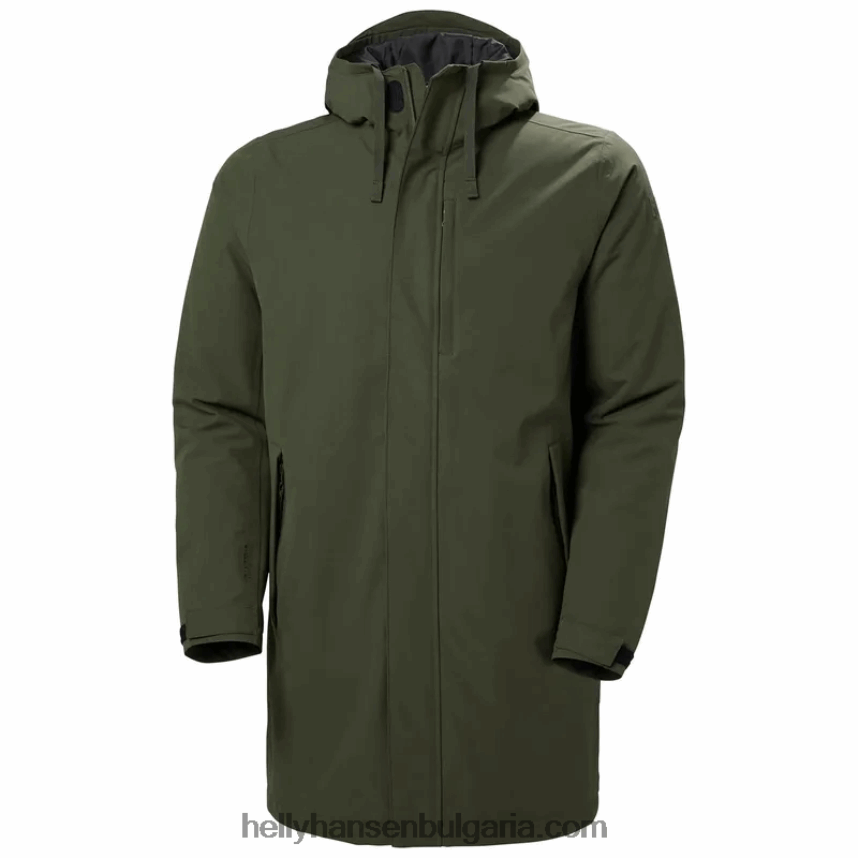 мъже мъжки изолиран дъждобран от моно материал 80V22D229 полезност гр Helly-Hansen