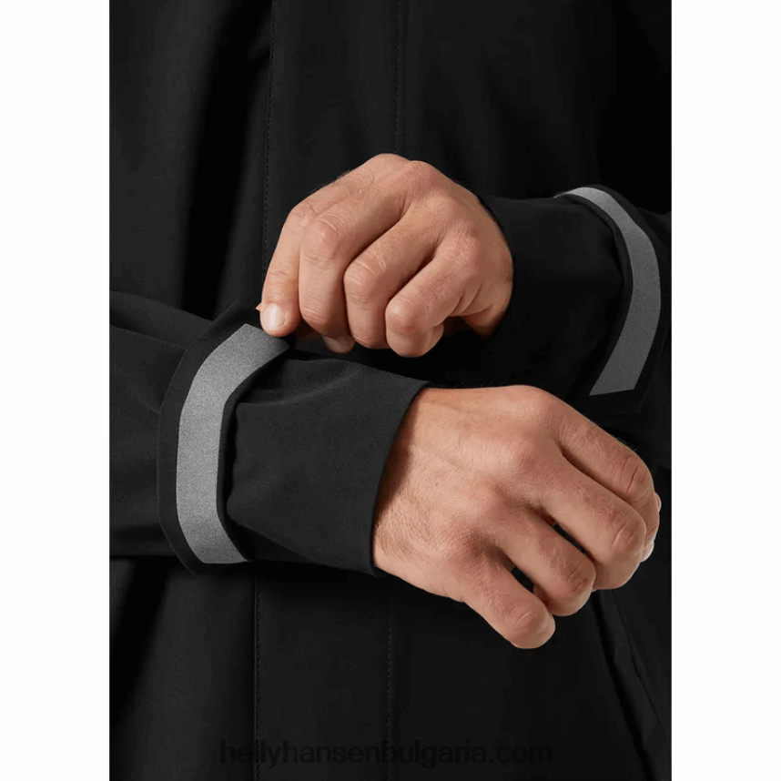 мъже мъжки дъждобран вика 80V22D252 черен Helly-Hansen