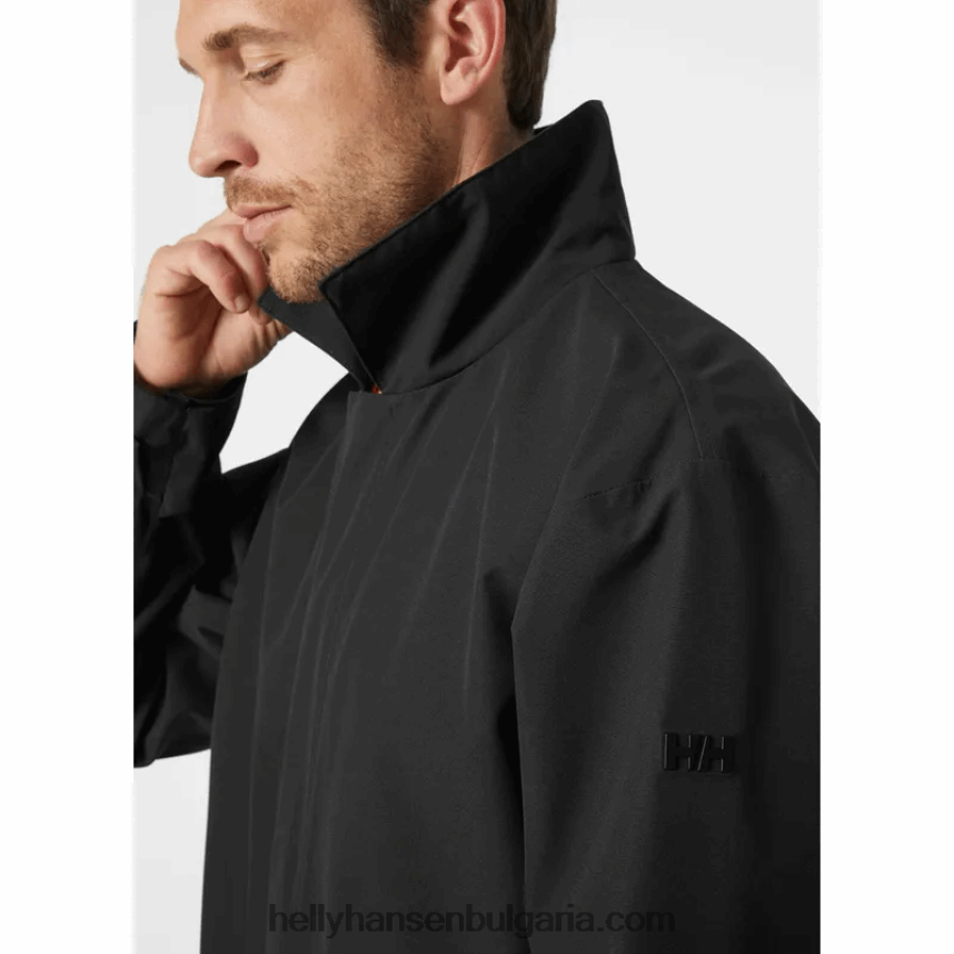 мъже мъжки дъждобран вика 80V22D252 черен Helly-Hansen