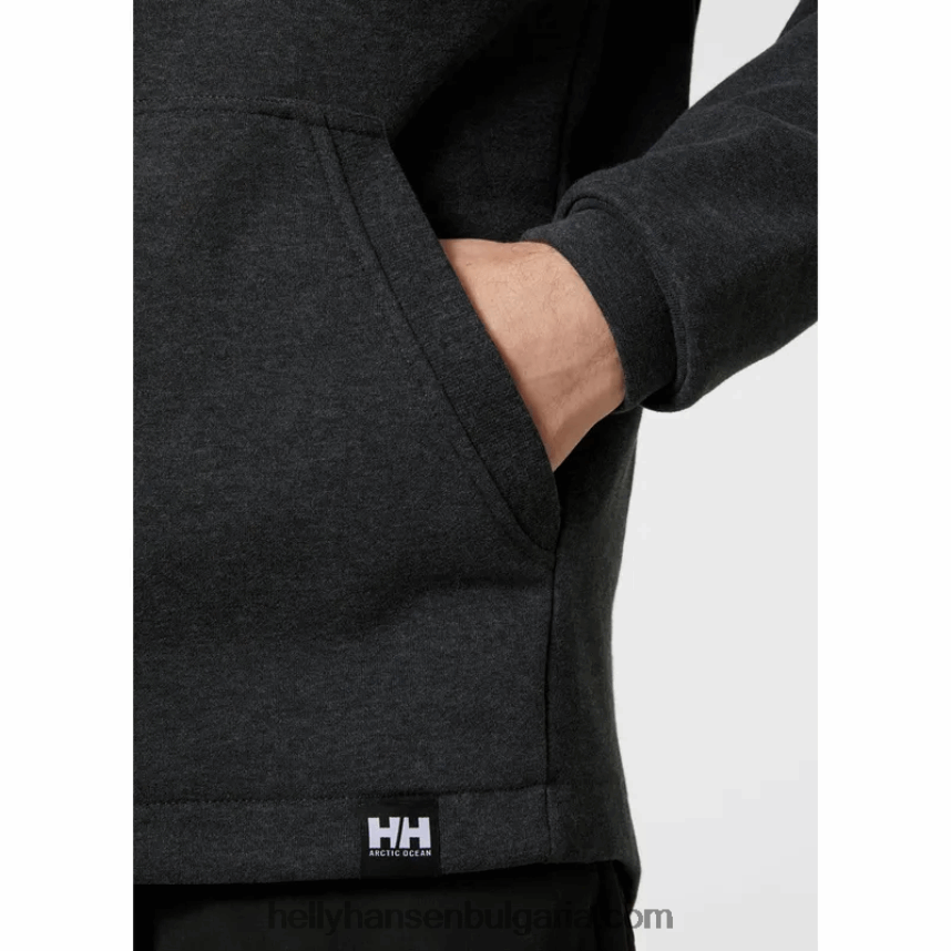 мъже мъжка качулка от органичен памук Arctic Ocean 80V22D802 военноморски флот Helly-Hansen