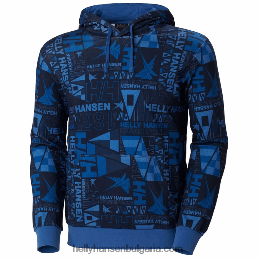 мъже мъжка качулка Newport от органичен памук 80V22D810 бяло Helly-Hansen