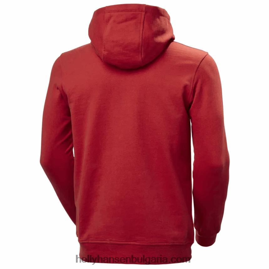 мъже мъжка качулка с лого hh 80V22D768 волска кръв Helly-Hansen
