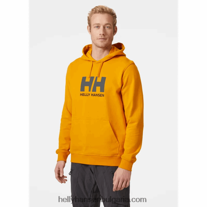 мъже мъжка качулка с лого hh 80V22D769 червен Helly-Hansen