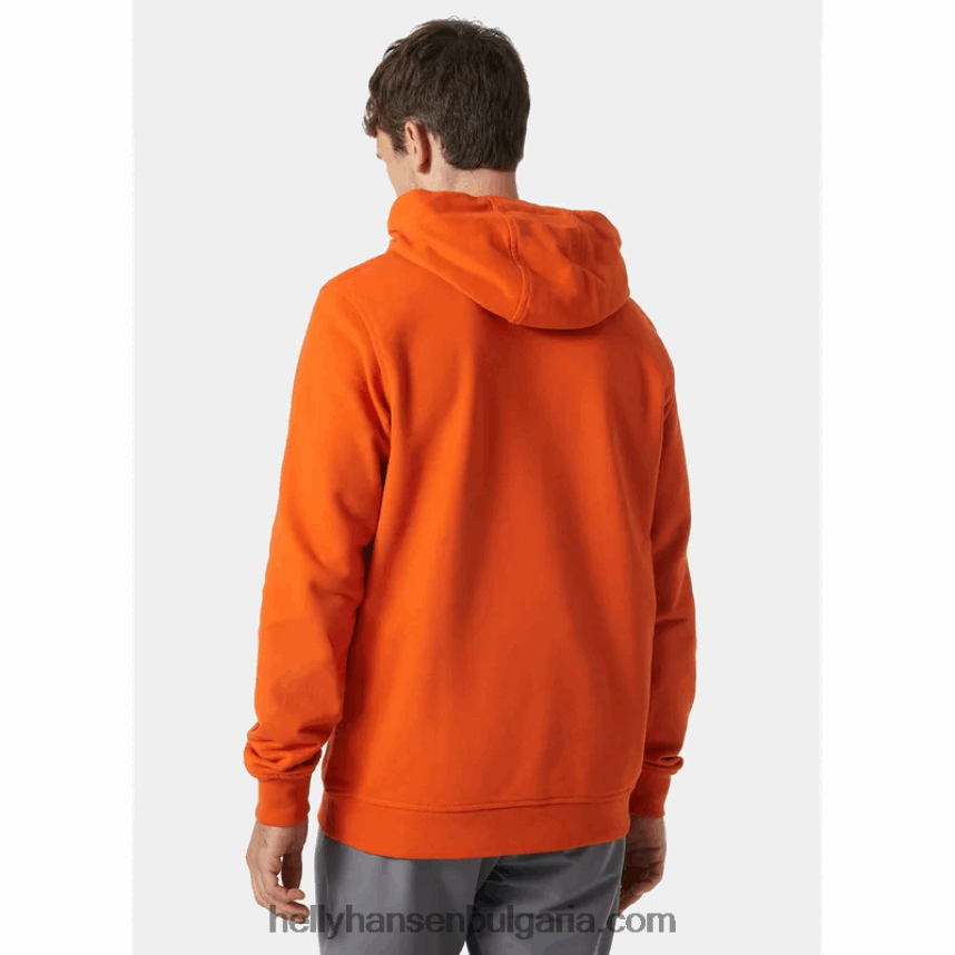 мъже мъжка качулка с лого hh 80V22D772 дълбок фиорд Helly-Hansen