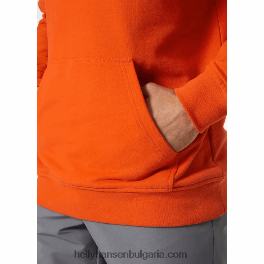 мъже мъжка качулка с лого hh 80V22D772 дълбок фиорд Helly-Hansen