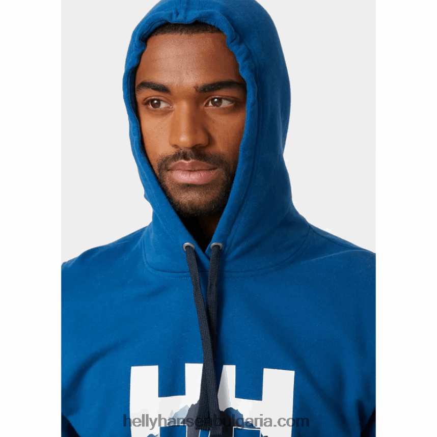 мъже мъжки суичър с качулка с графика nord 80V22D784 смърч Helly-Hansen