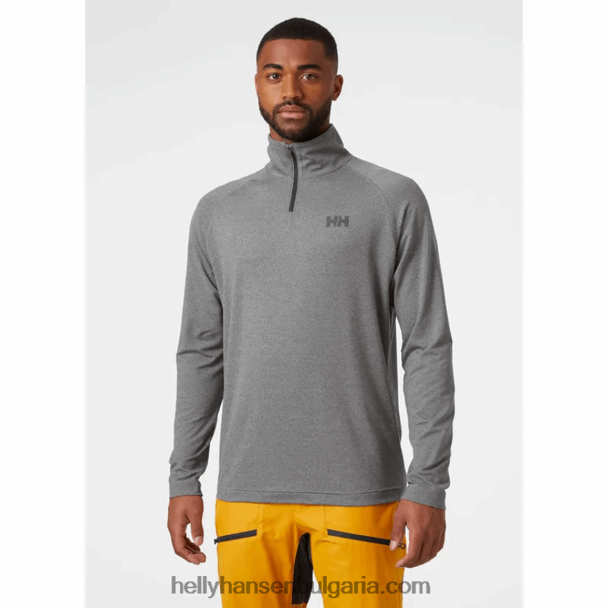 мъже мъжки верглас с половин цип 80V22D525 топла маслина Helly-Hansen