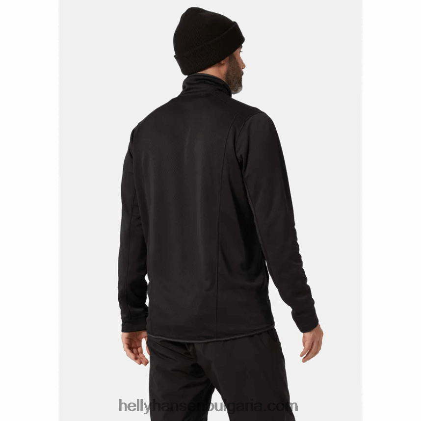 мъже мъжки бърз междинен слой 80V22D537 черен Helly-Hansen