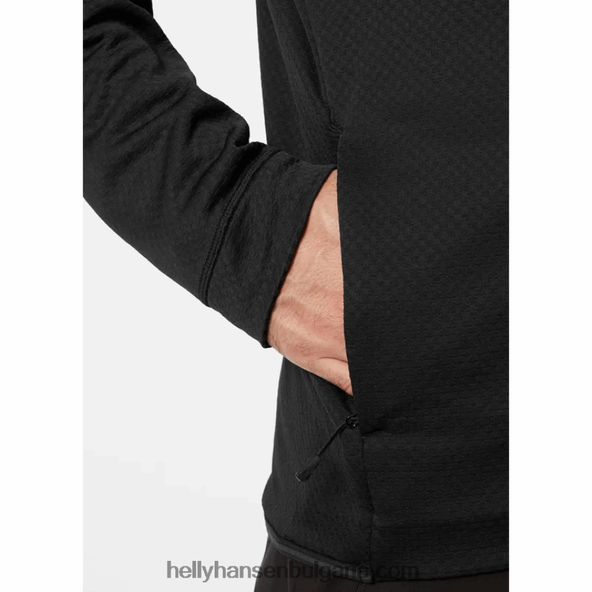 мъже мъжки бърз междинен слой 80V22D537 черен Helly-Hansen