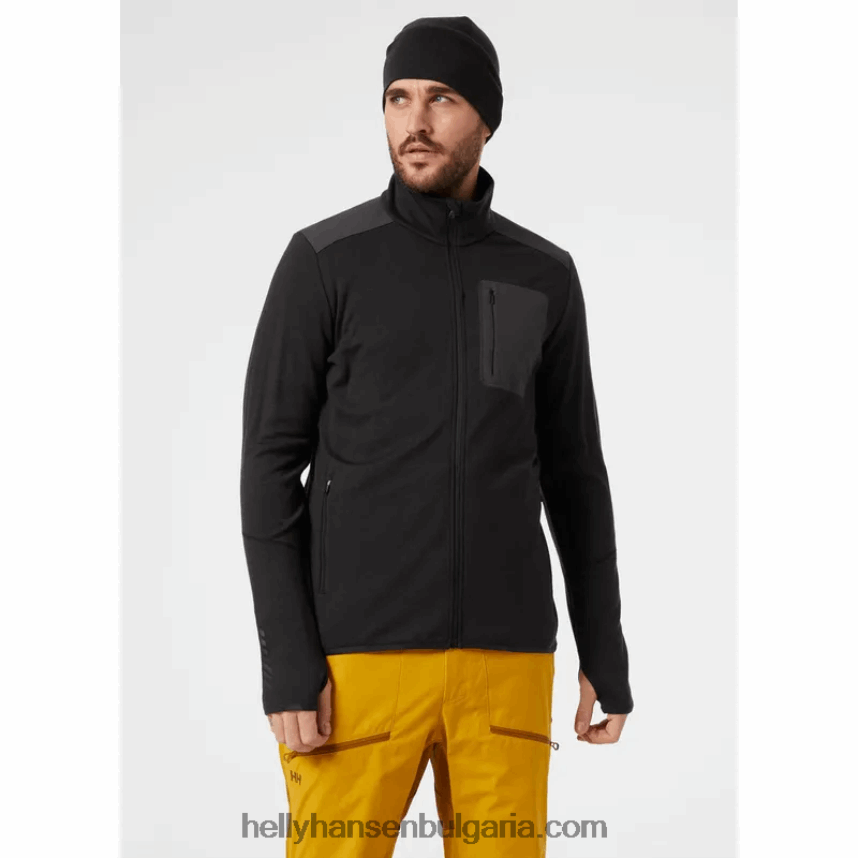 мъже мъжко мериносово яке lifa със среден слой 80V22D530 дълбок фиорд Helly-Hansen