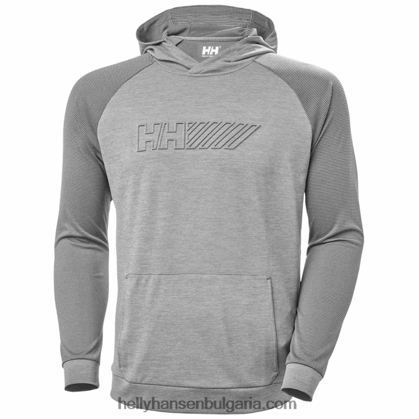 мъже мъжки tech lite пуловер с качулка 80V22D535 дълбок фиорд Helly-Hansen
