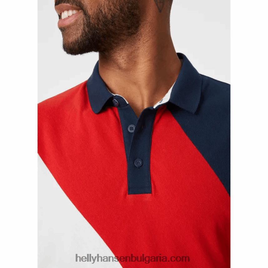 мъже мъжко бурджи поло 80V22D960 бяло Helly-Hansen