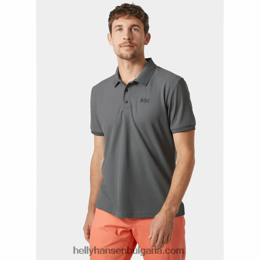 мъже мъжко океанско бързосъхнещо поло 80V22D975 лилатех Helly-Hansen