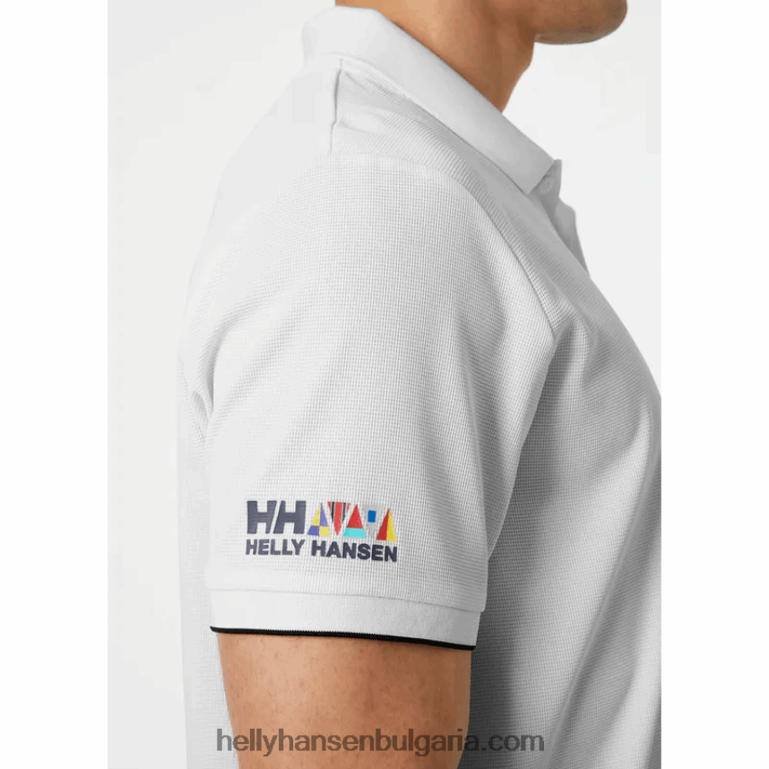 мъже мъжко океанско бързосъхнещо поло 80V22D976 тиха сянка Helly-Hansen