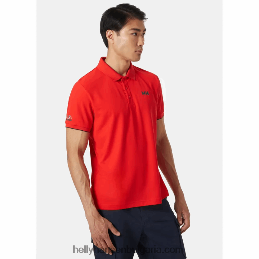 мъже мъжко океанско бързосъхнещо поло 80V22D977 бяло Helly-Hansen