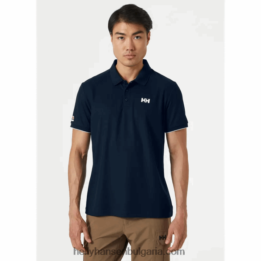 мъже мъжко океанско бързосъхнещо поло 80V22D979 абанос Helly-Hansen