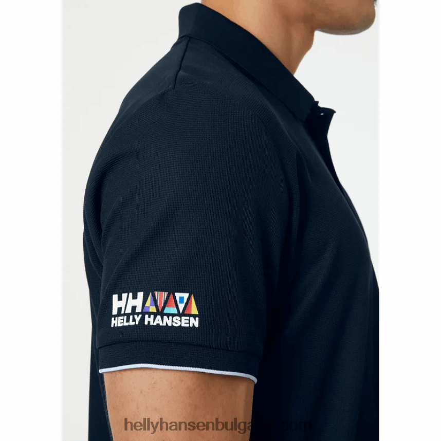 мъже мъжко океанско бързосъхнещо поло 80V22D979 абанос Helly-Hansen