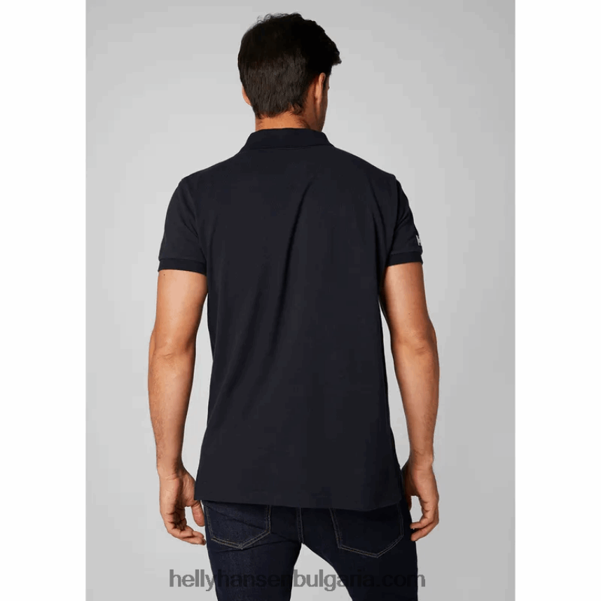 мъже мъжко поло crew 80V22D983 абанос Helly-Hansen