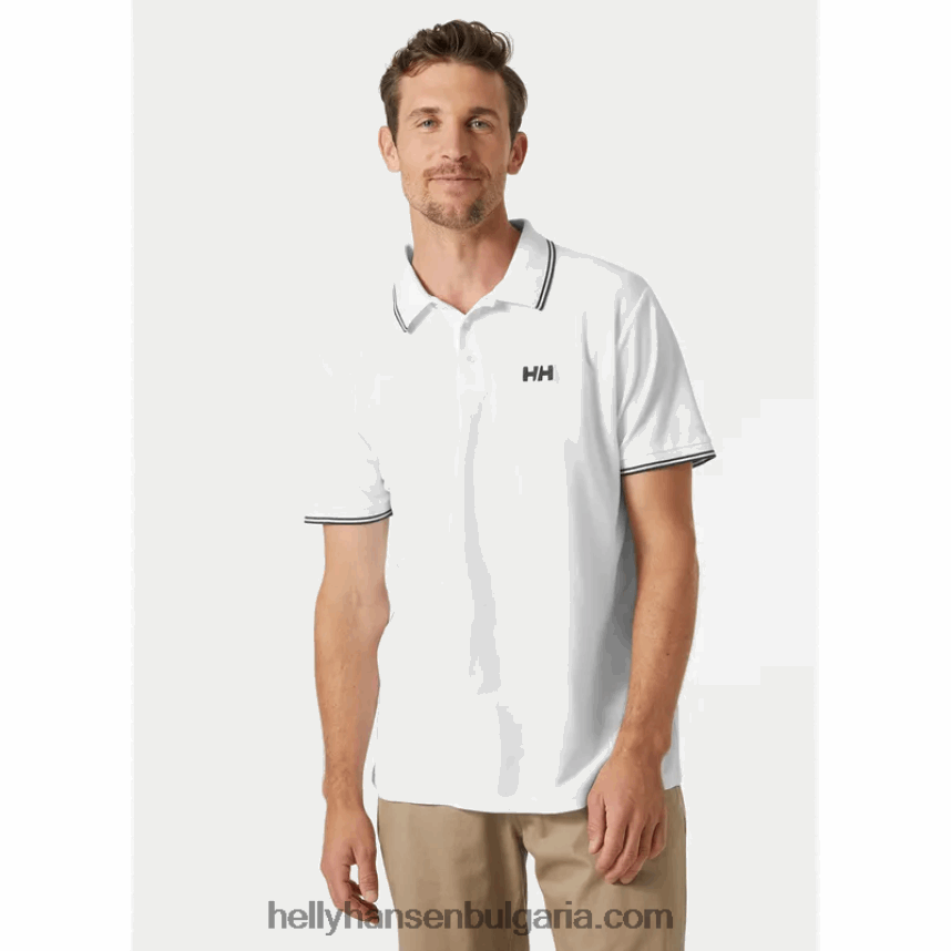 мъже мъжко поло genova 80V22D997 светло син Helly-Hansen
